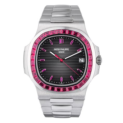 patek philippe nautilus platinum ruby|Patek Philippe Nautilus platinum 5711.